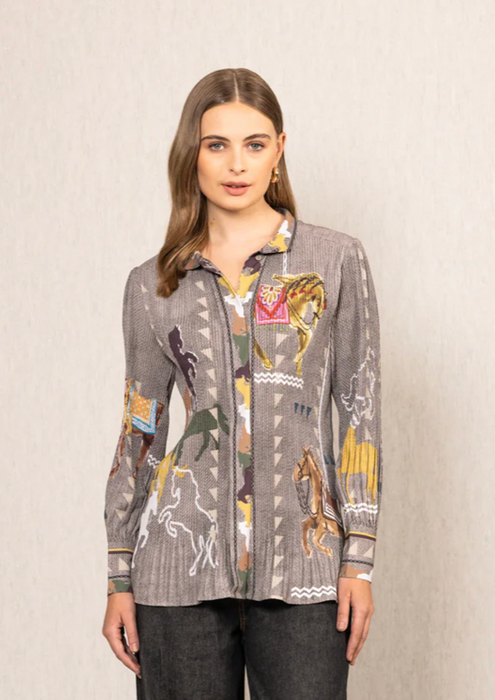 Knight Pleated Shirt