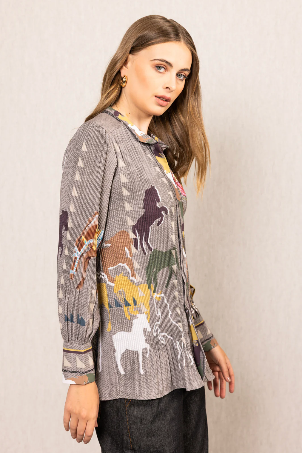 Knight Pleated Shirt