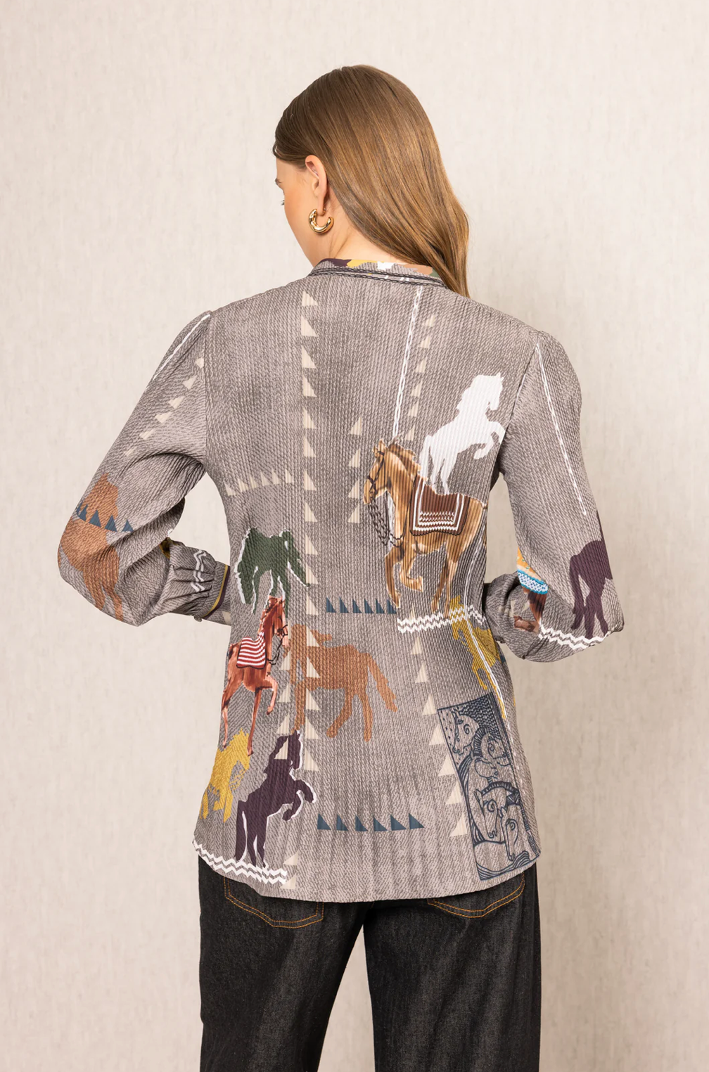 Knight Pleated Shirt