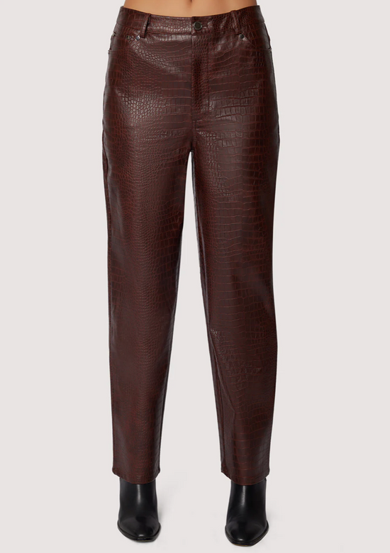 Chocolate Croc Pants
