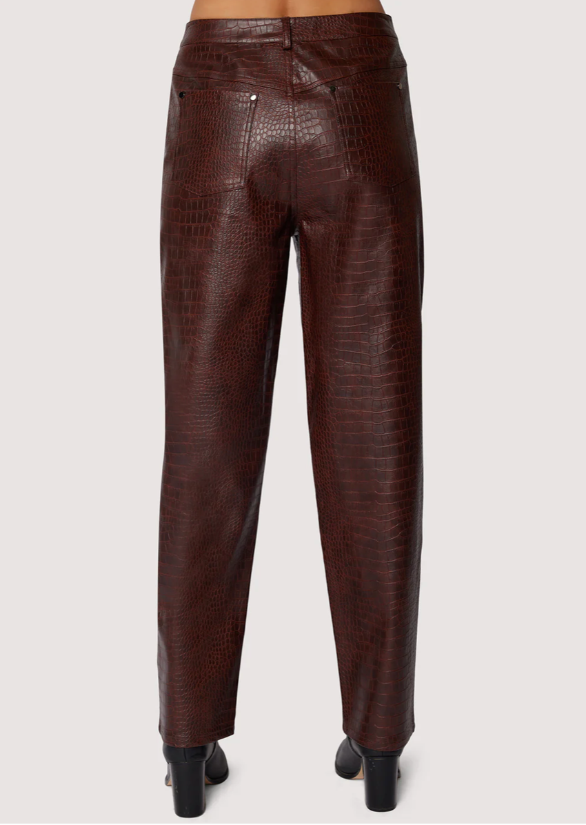 Chocolate Croc Pants