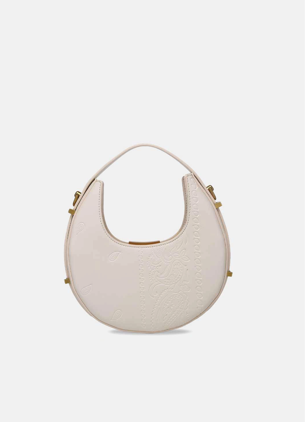 Ivory Paisley Luna Bag