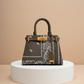 Medium Khaki Bandana Handbag