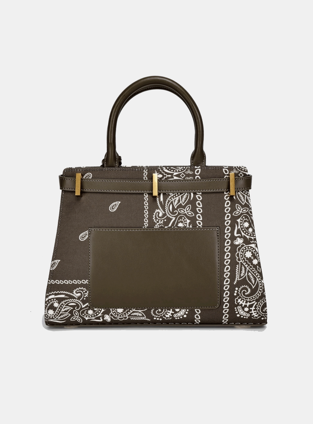 Large Khaki Bandana Handbag