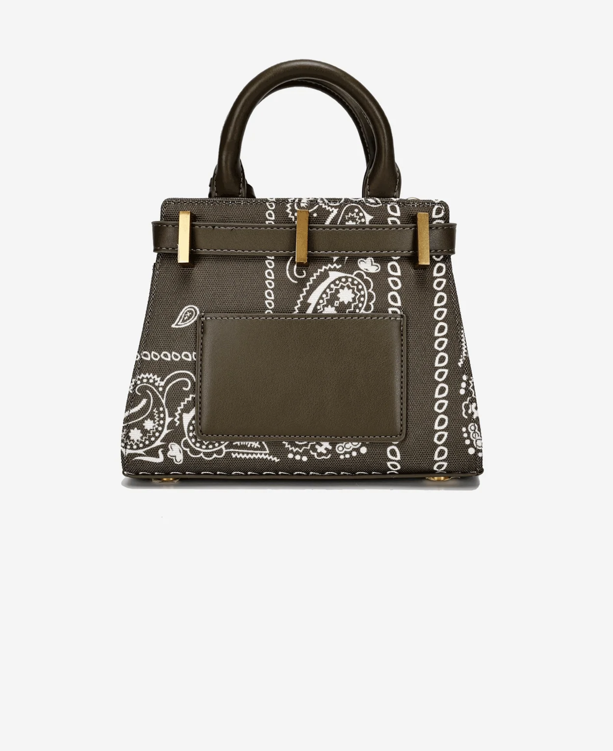 Mini Khaki Bandana Handbag