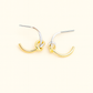 Twilight Knot Mixed Metal Earrings