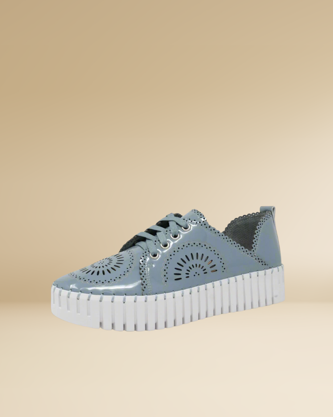 The Soleil Scallop Sneaker Navy