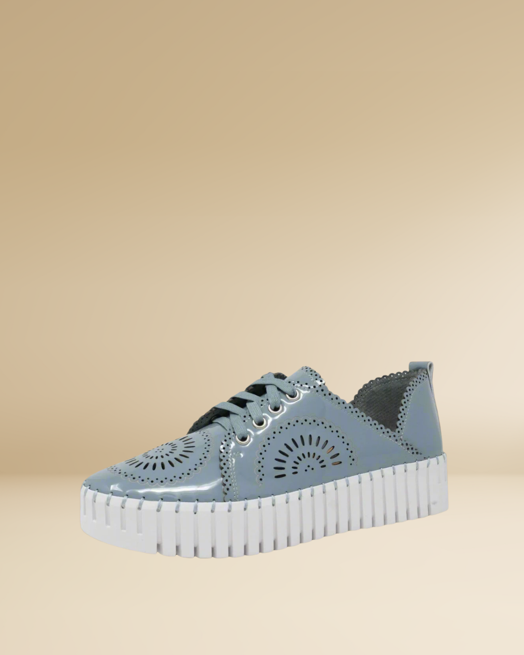 The Soleil Scallop Sneaker Navy