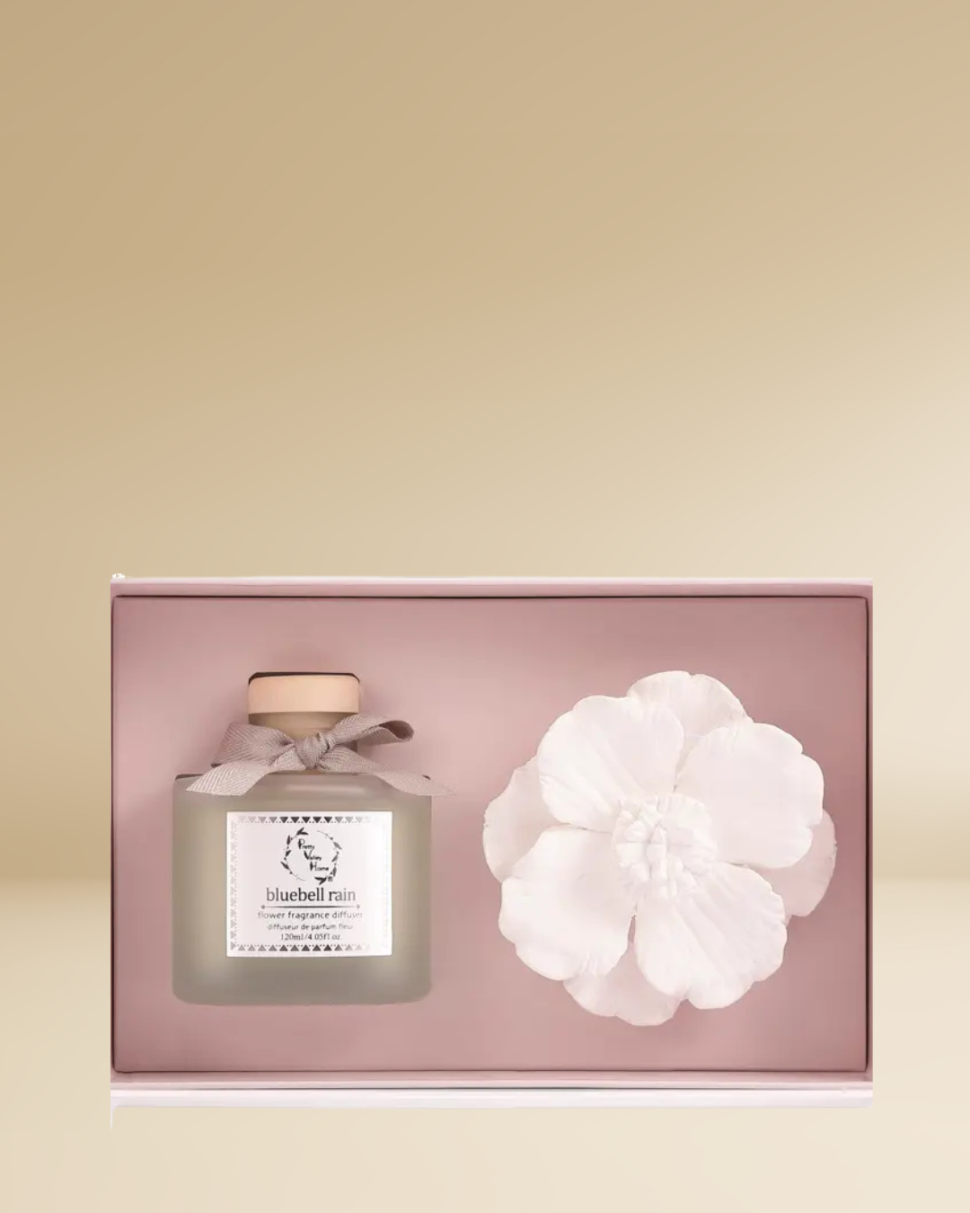 Marigold Ceramic Flower Diffuser Gift Set - Bluebell Rain