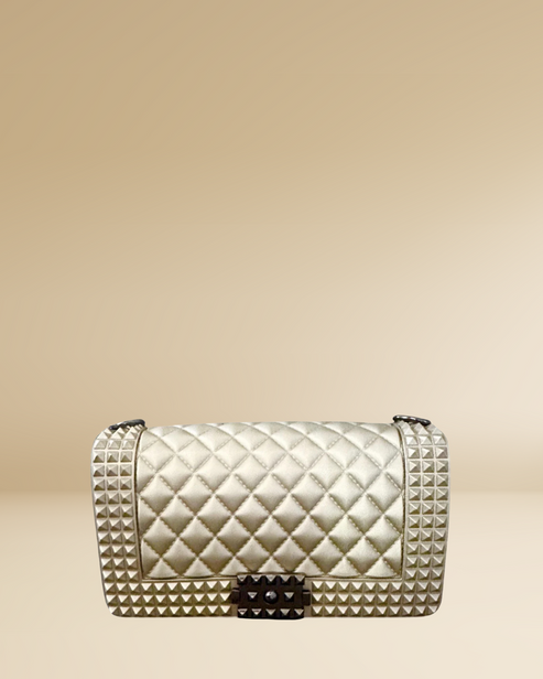 Quilted Jelly Bag-Champagne