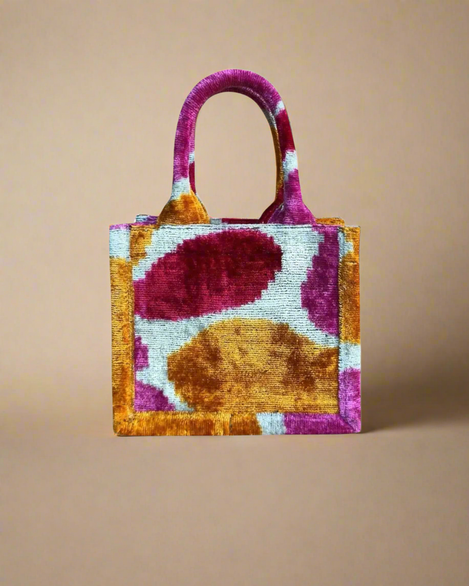 Silk Ikat Mini Tote Bag