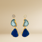 Double Agate Earrings
