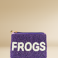 Frogs Beaded Privacy Pouch