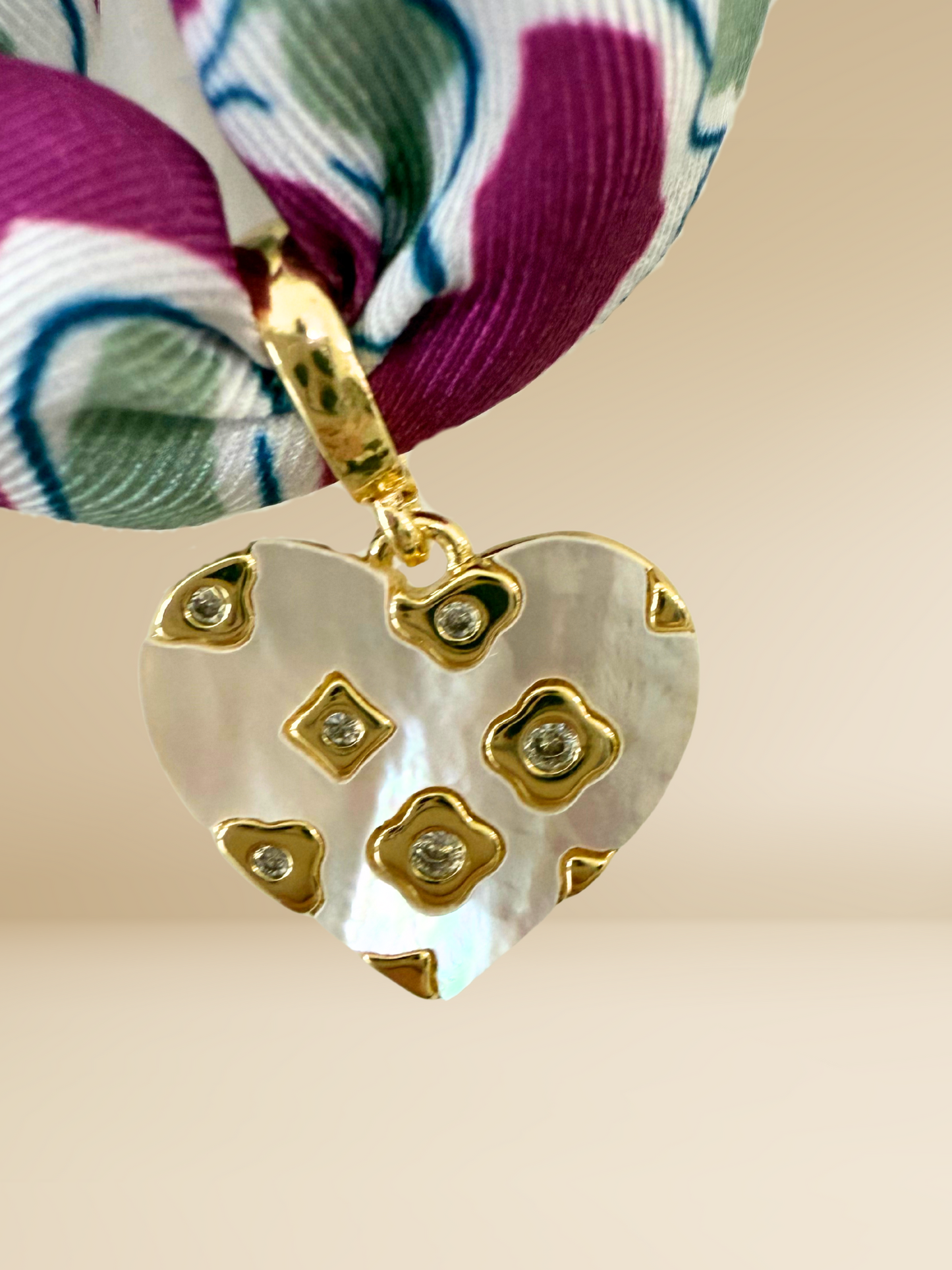 Cowtown Heart Scarf Necklace