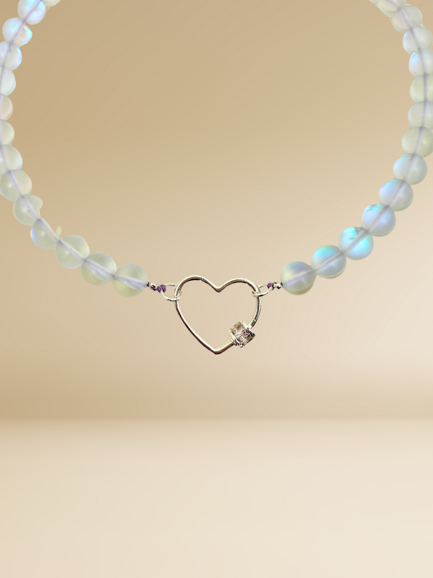 White Out Iridescent Necklace