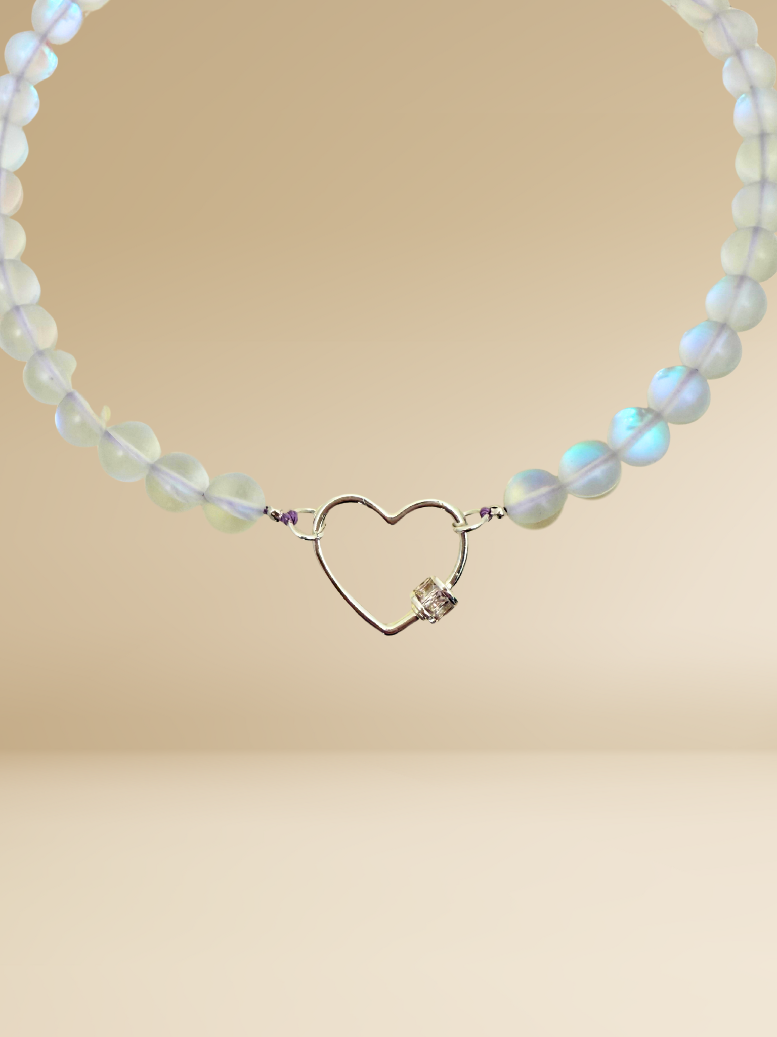 White Out Iridescent Necklace