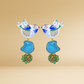 De Colores Pajaro Earrings