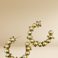 Jean Gold Gem Hoops