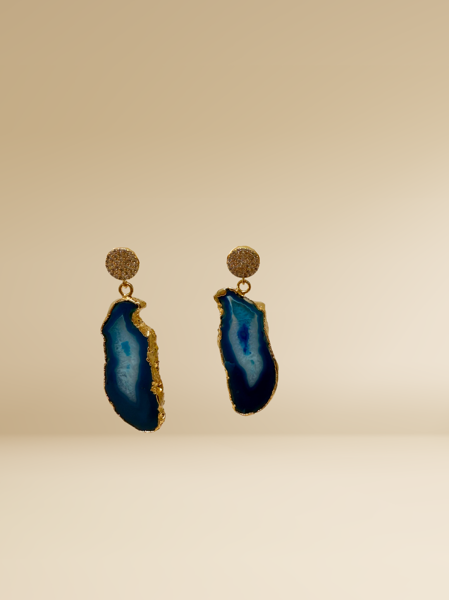 Blue Drift Earrings