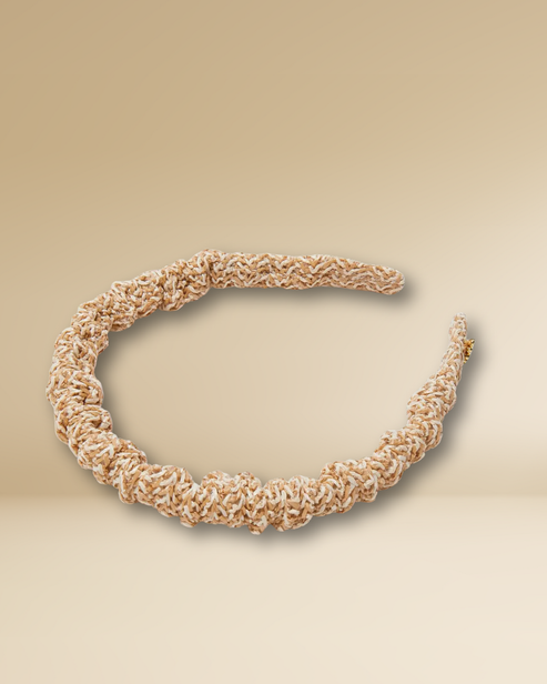 Natural Jessie Raffia Headband