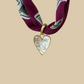 Cowtown Heart Scarf Necklace