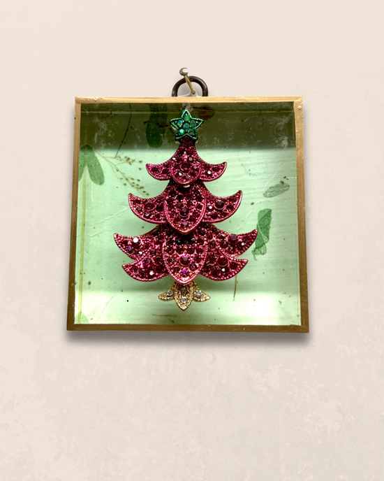 Pink Christmas Tree Bee