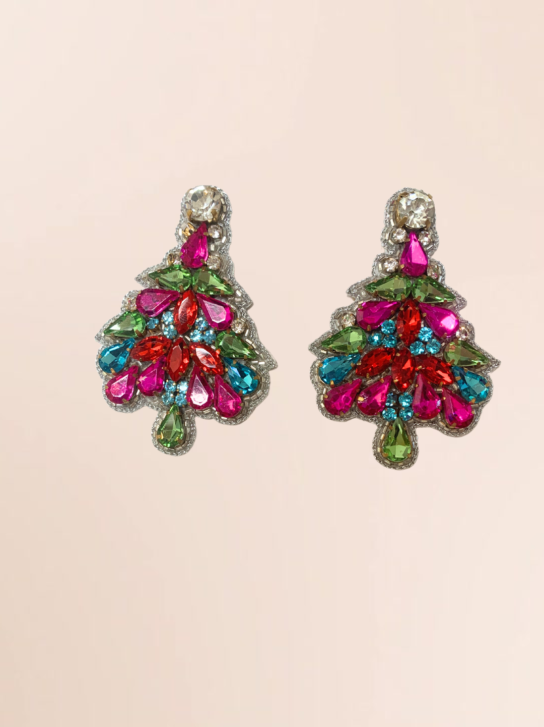 Pretty Little Christmas Tree Earrings