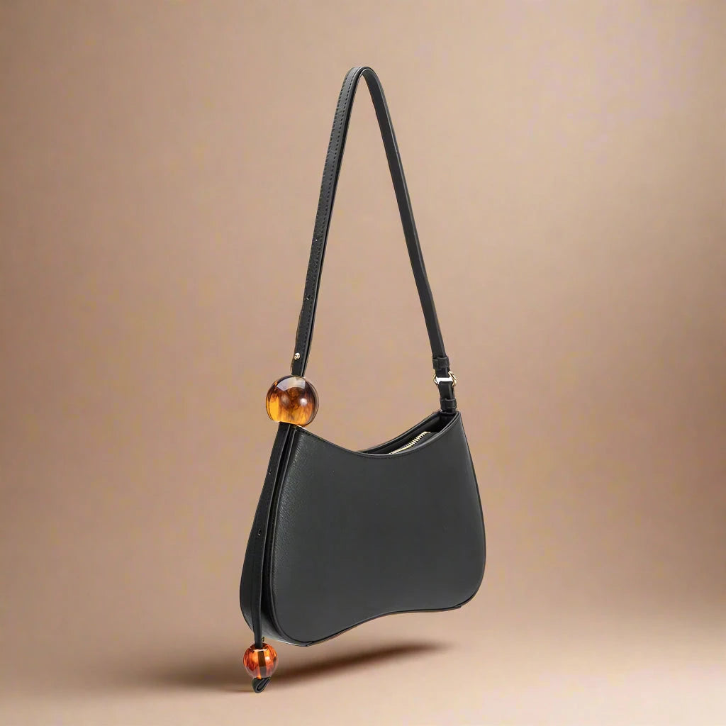 Pilar Black Shoulder Bag