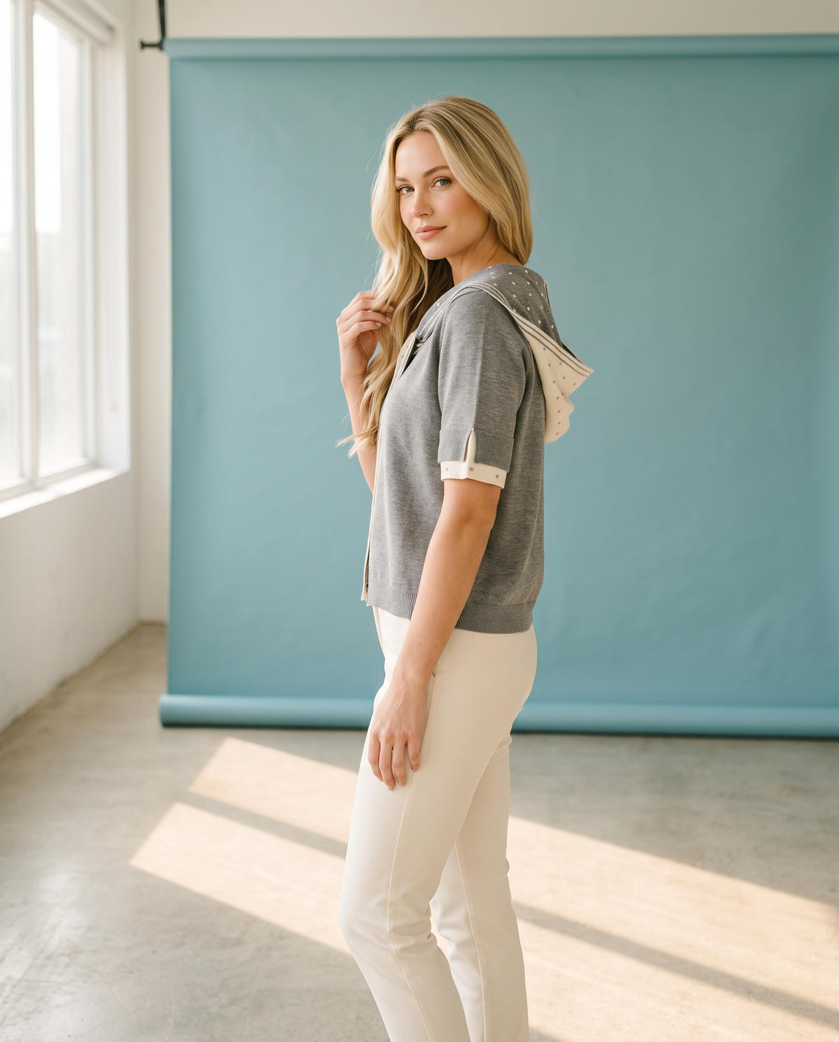 Foggy Morning Knit Top