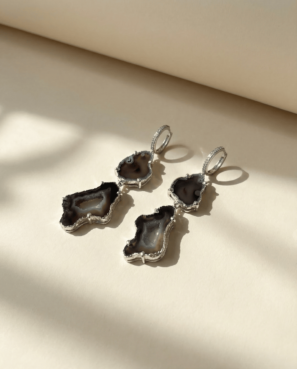 Stonecurrent Black Earrings