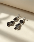 Stonecurrent Black Earrings