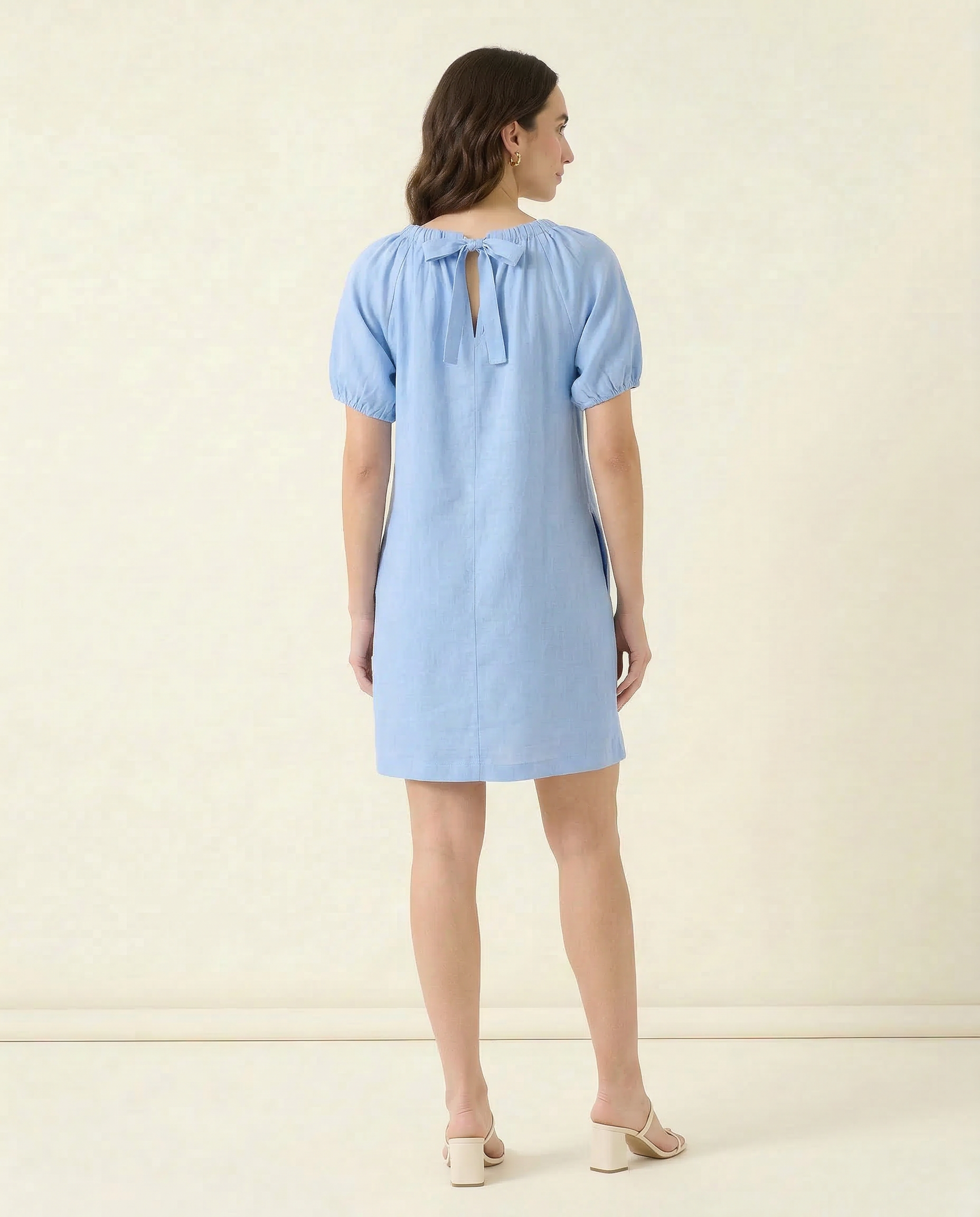April Showers Embroidery Dress