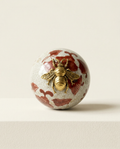 Burgundy Ceramic Orb Bee