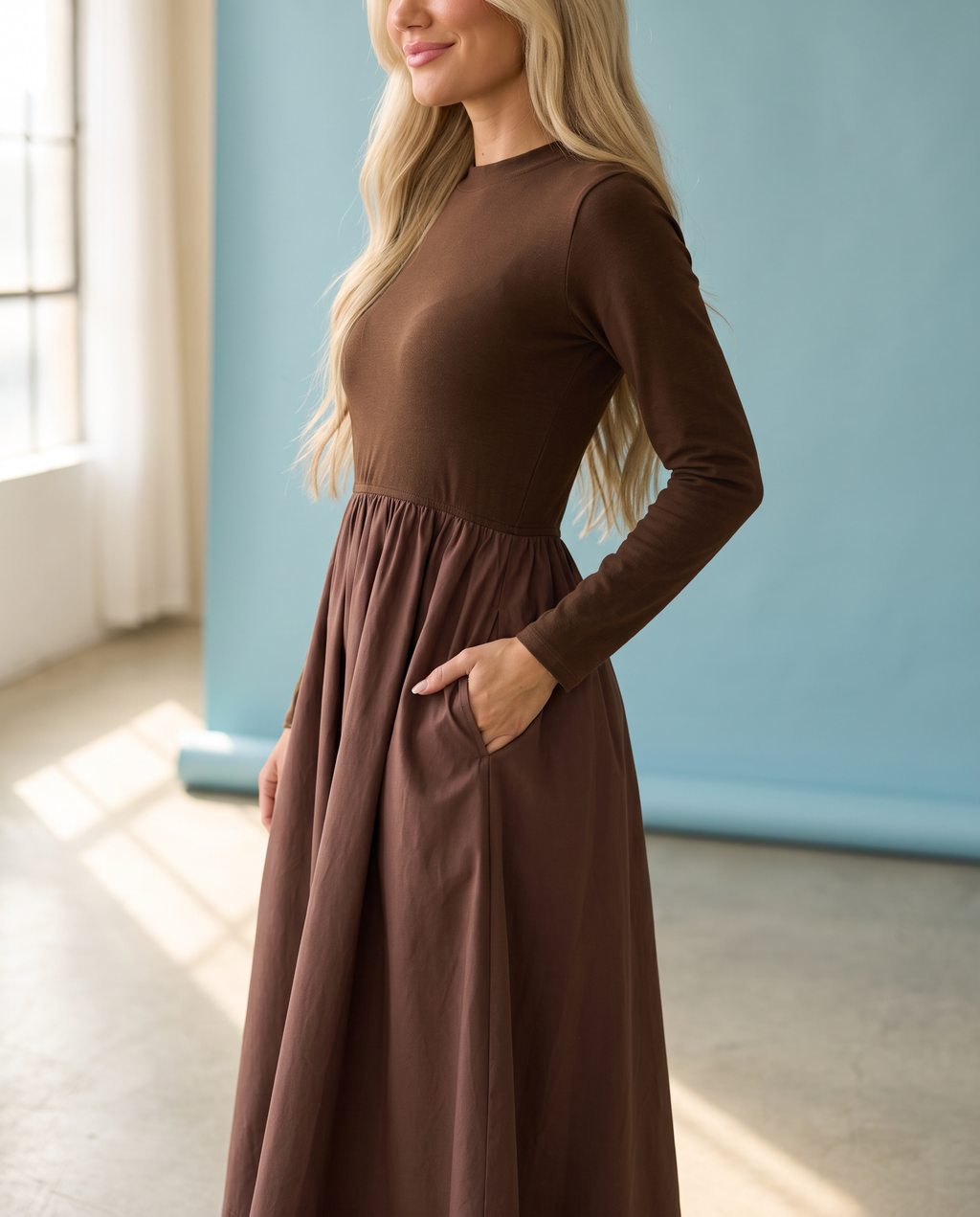 Reese Chocolate Dress