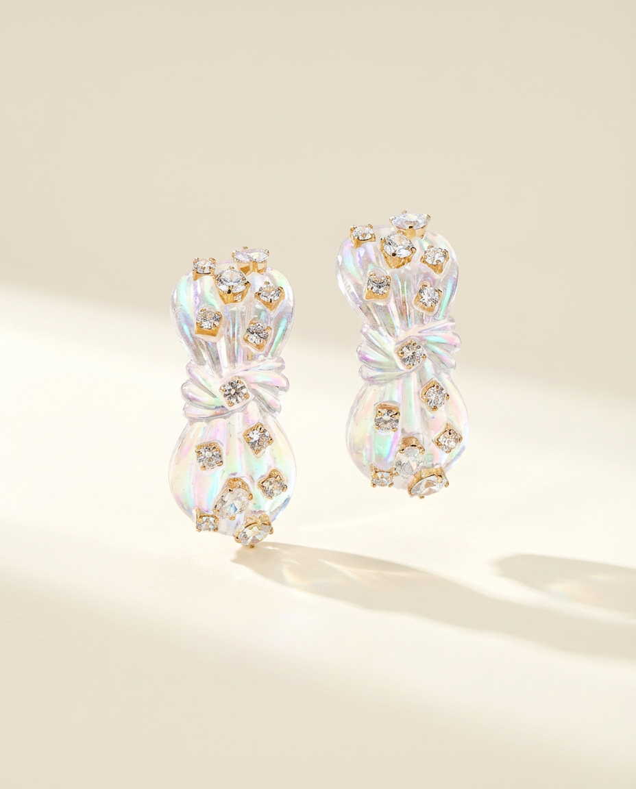 Signature Iridescent Knot Hoops