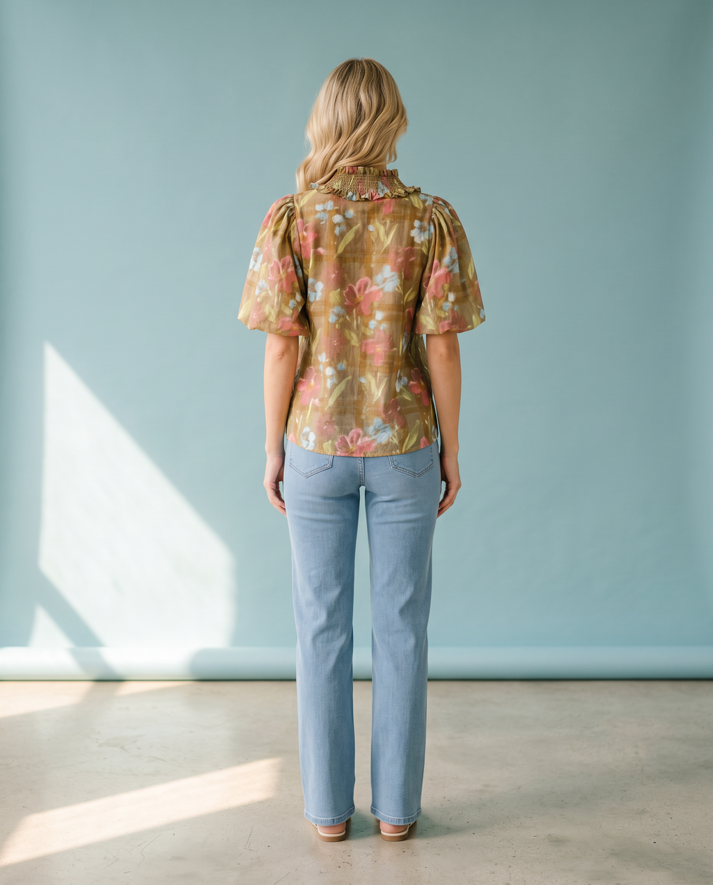 Faded Florals Top