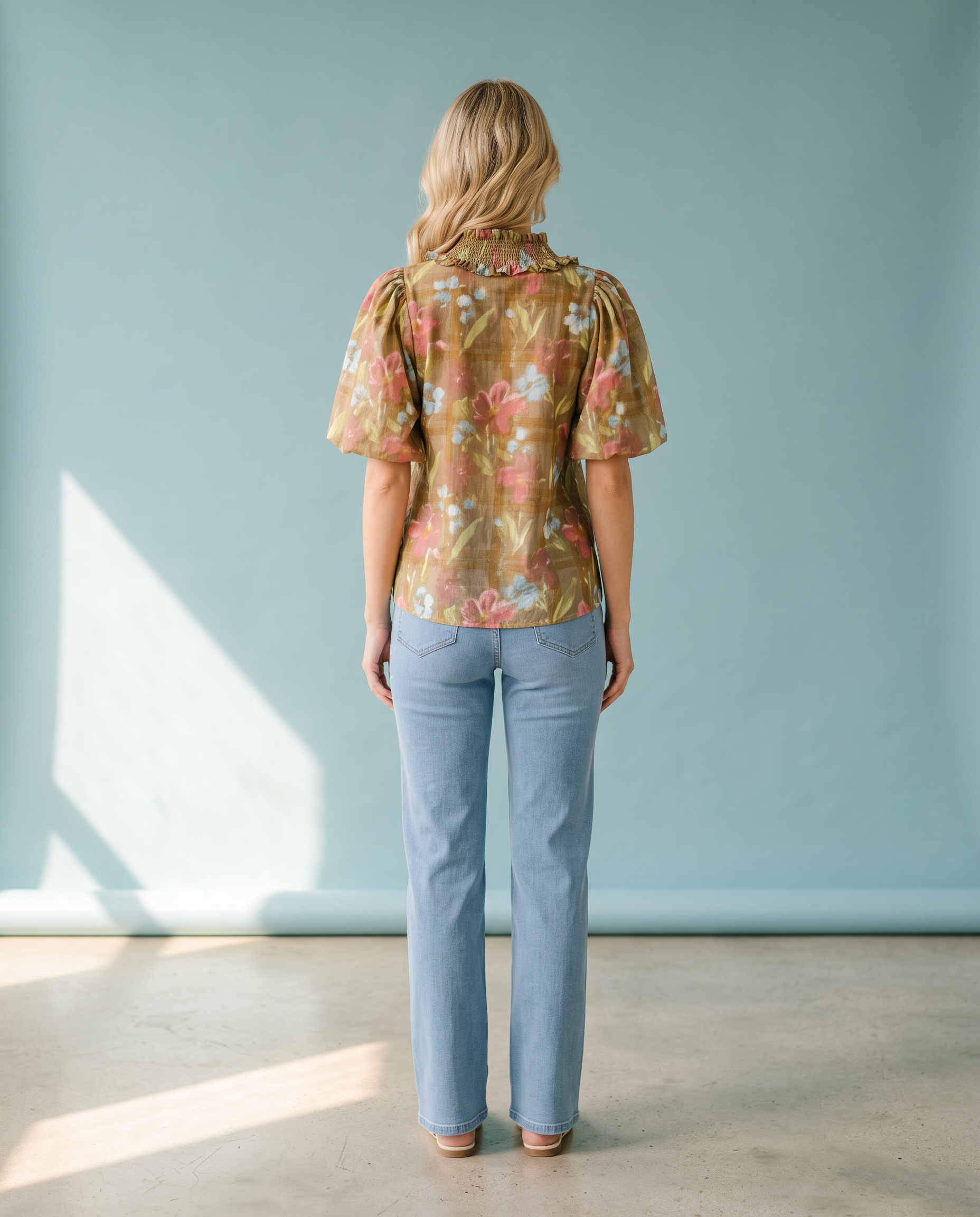 Faded Florals Top