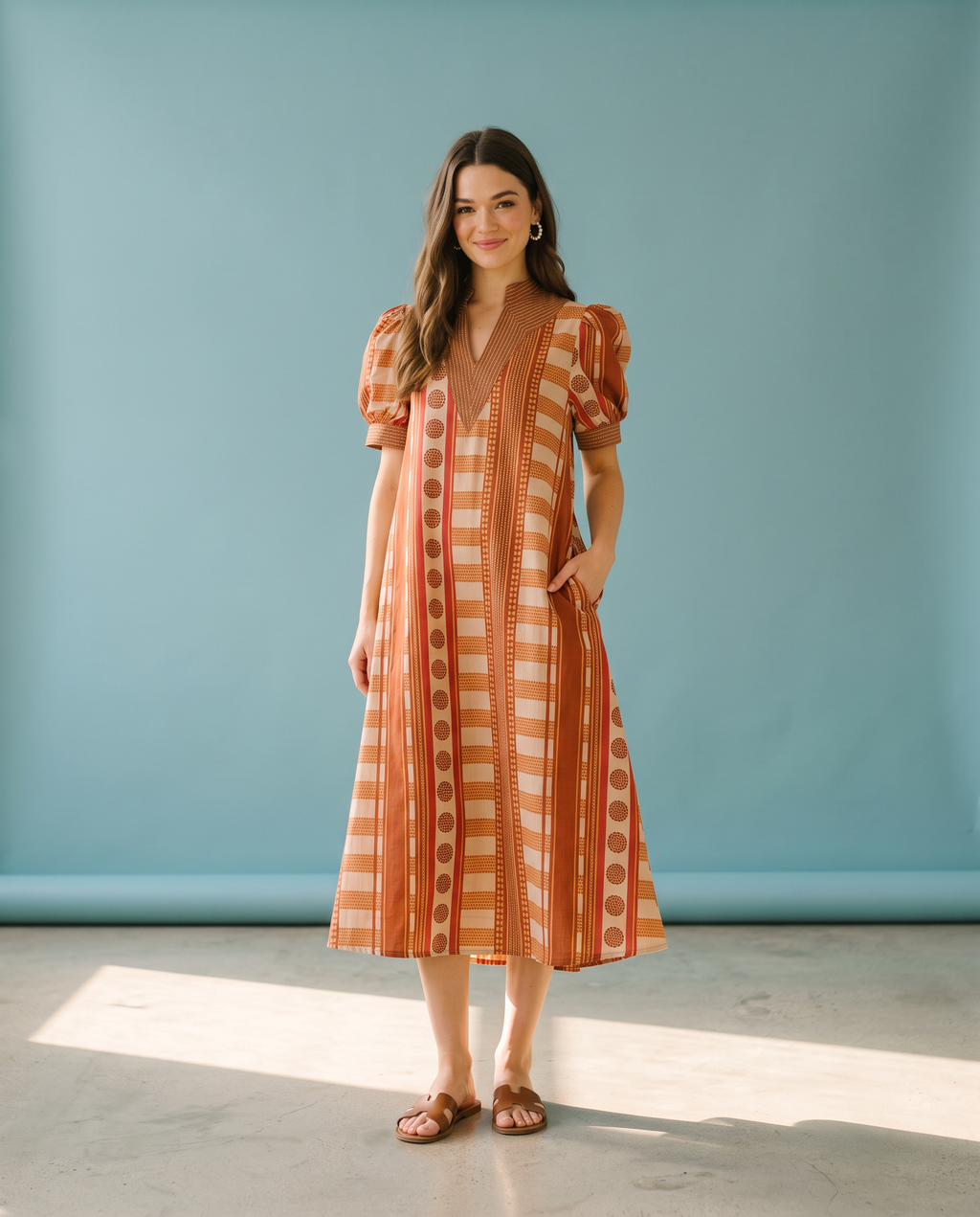 Spiced Orange Dress