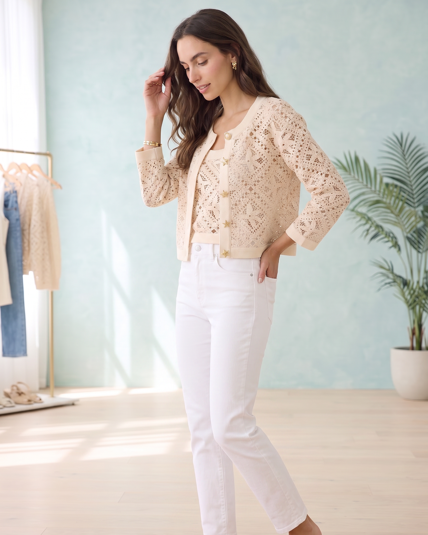 Sea Star Crochet Jacket