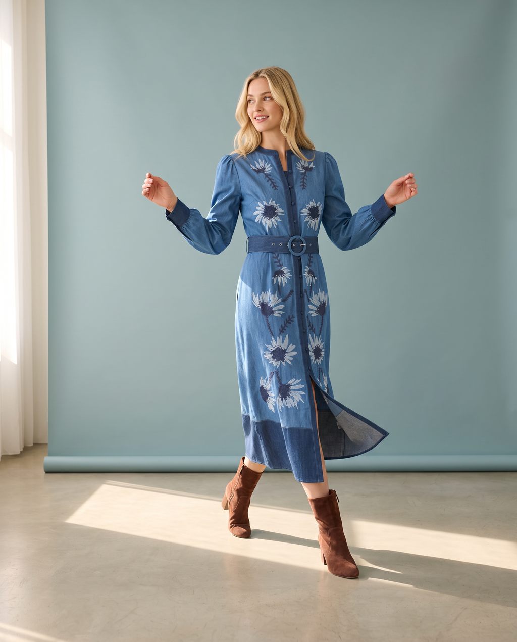 Suzy Chambray Dress