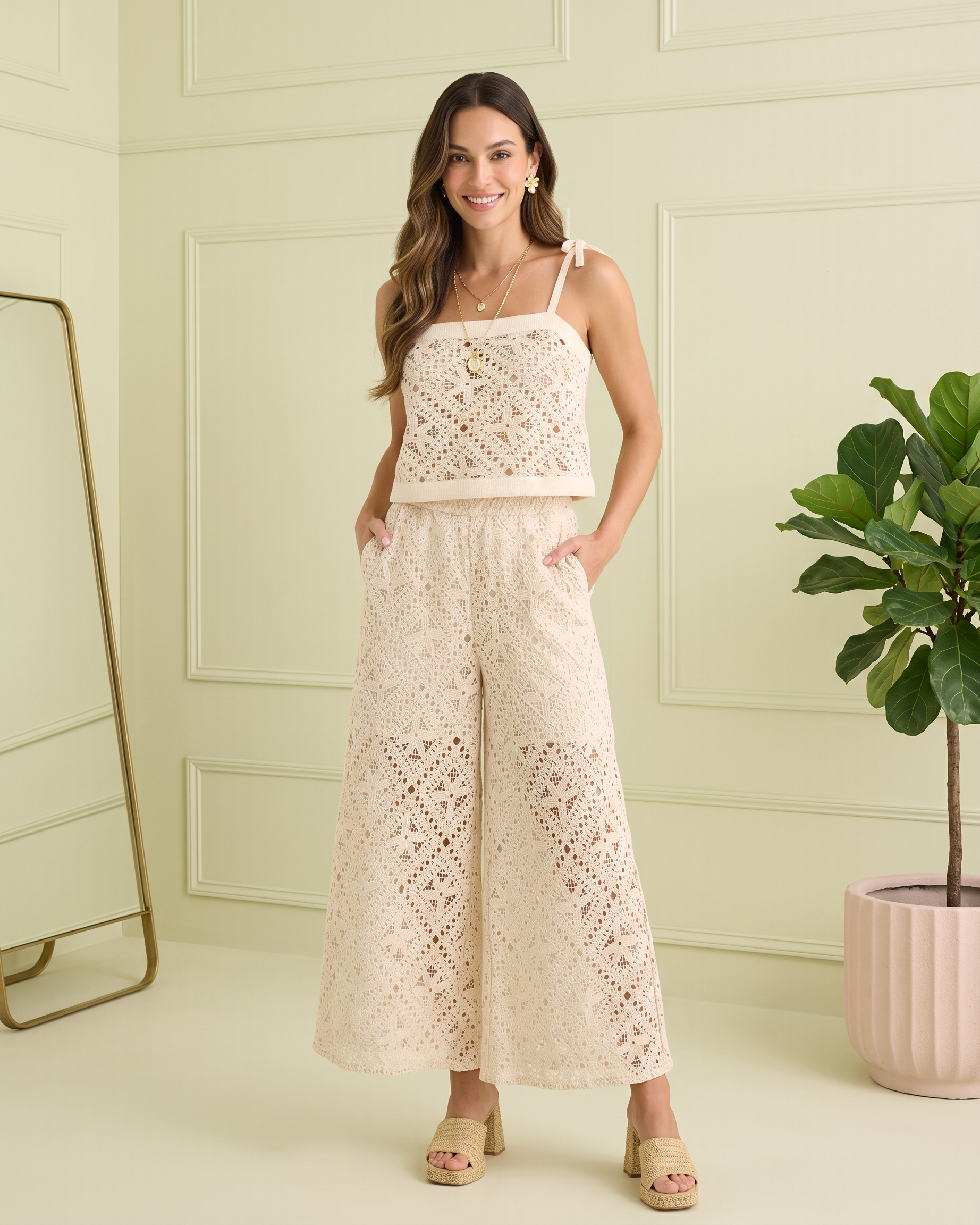 Sea Star Crochet Pants
