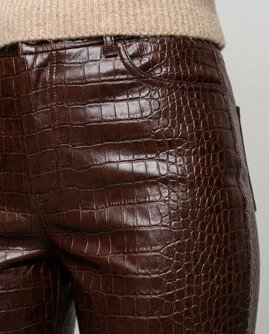 Chocolate Croc Pants