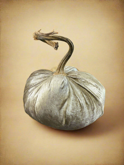 6" Velvet Pumpkin