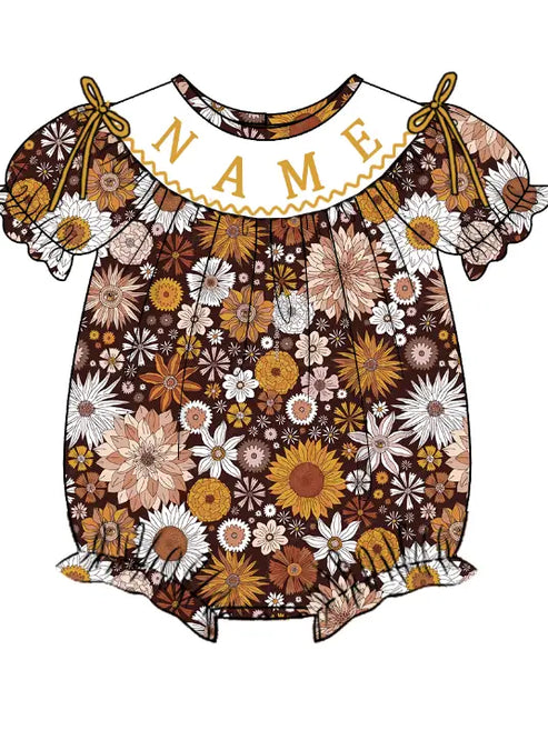 Custom Fall Floral Bubble