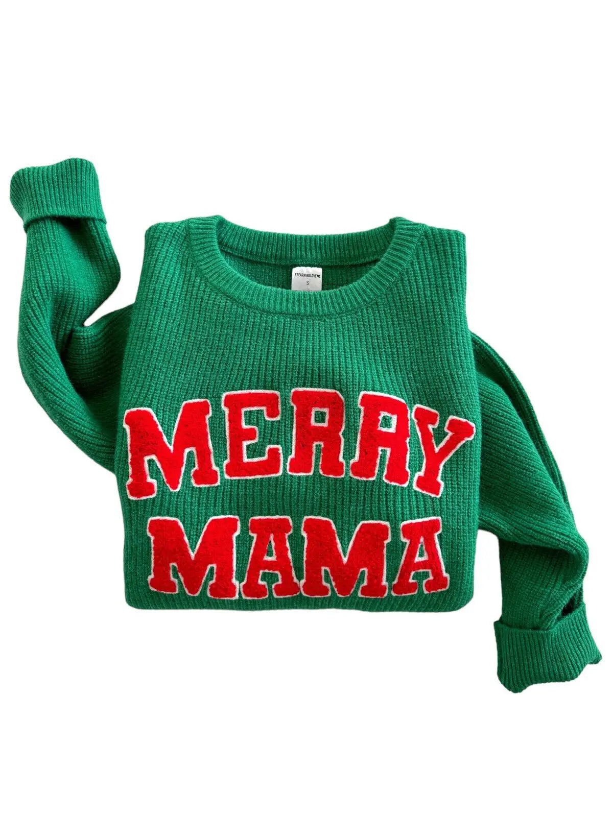 Evergreen Merry Mama Sweater