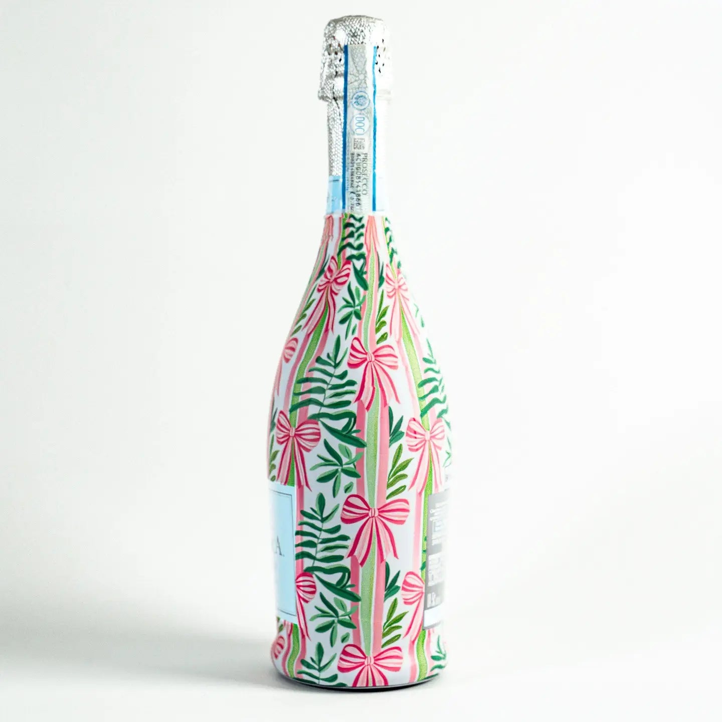 Bows of Joy Prosecco Bottle Wrap