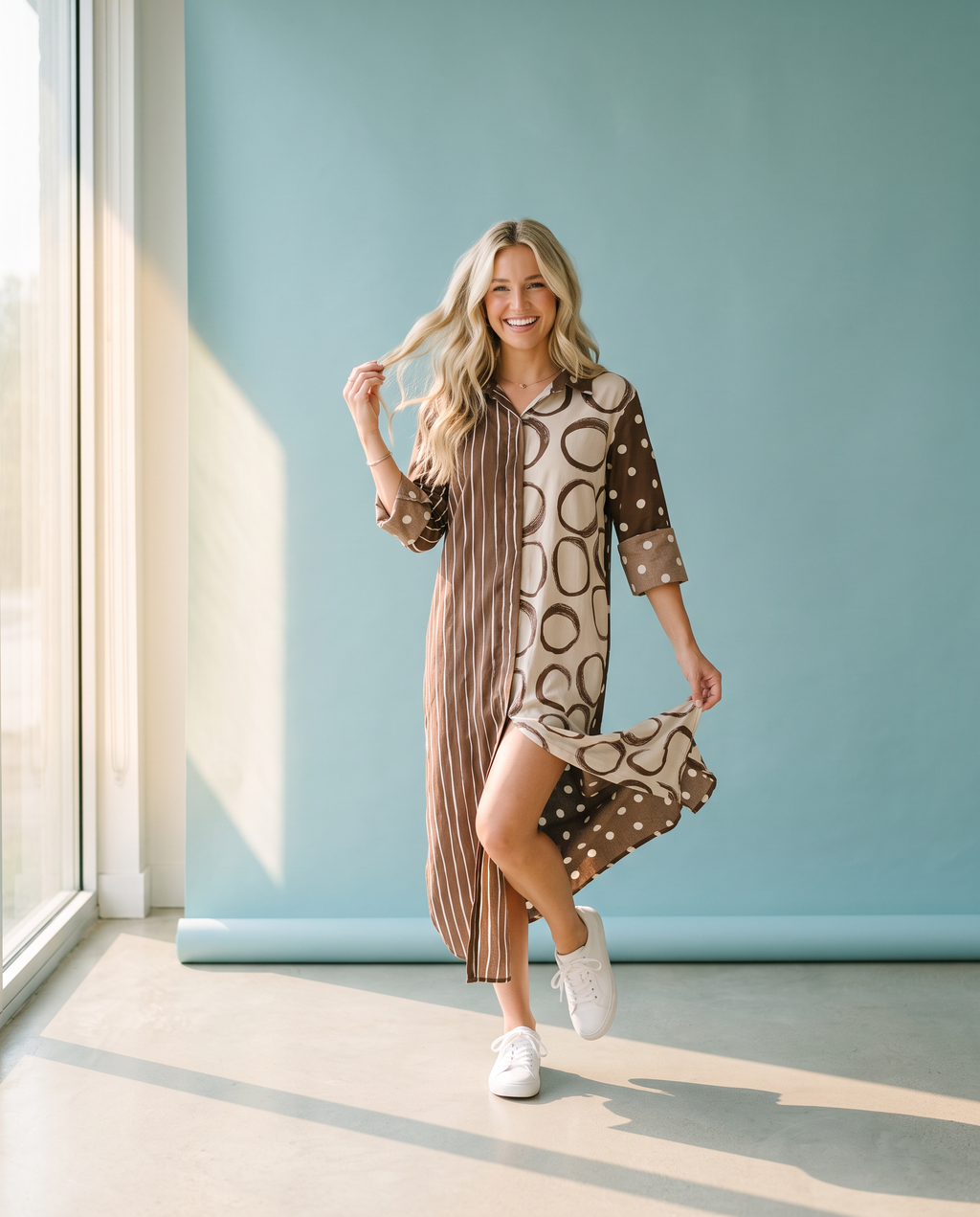 Brown Sugar Shirtdress
