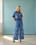 Roxy Chambray Top