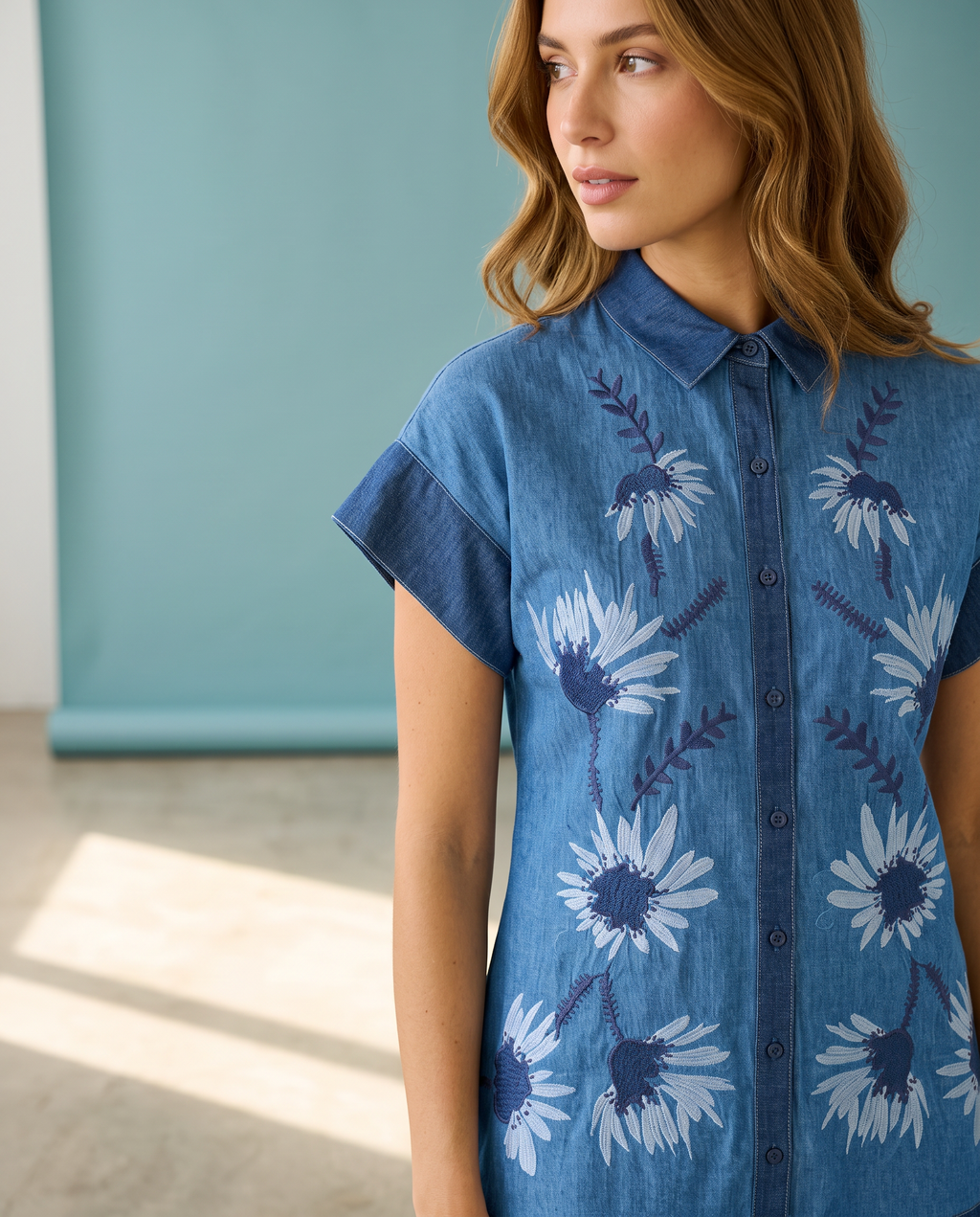 Winnie Chambray Dress