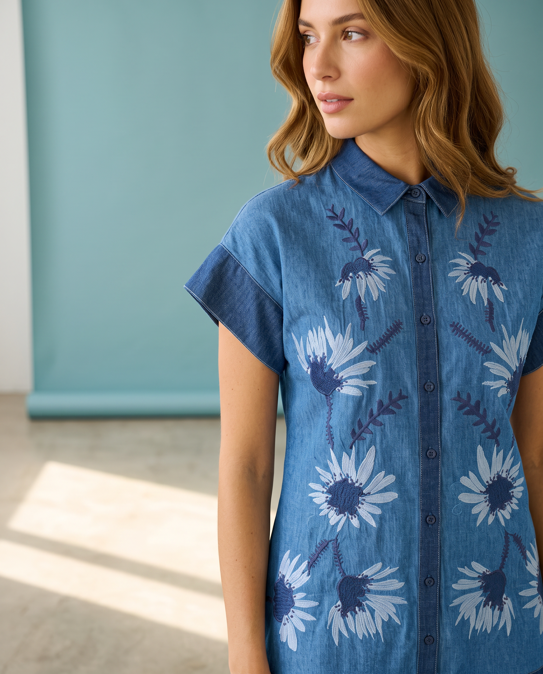 Winnie Chambray Dress